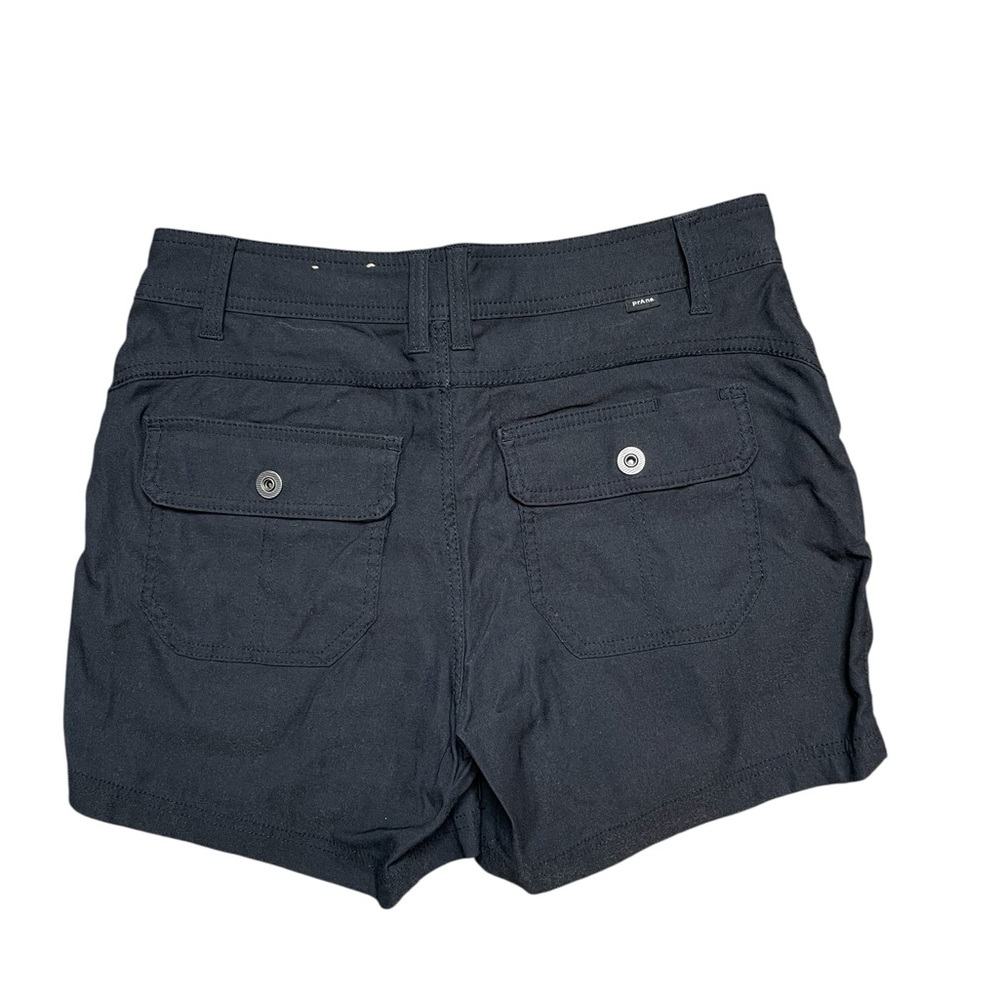 Prana Zion Halle Shorts Black Size 6 - 5" Inseam - Picture 3 of 4